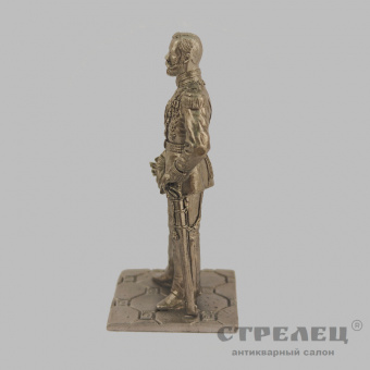 фото —  оловянная модель «император всероссийский николай ii, 1912 г.». гк